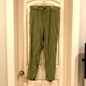Green dress pants